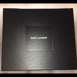 Saint Laurent large black gift box storage box